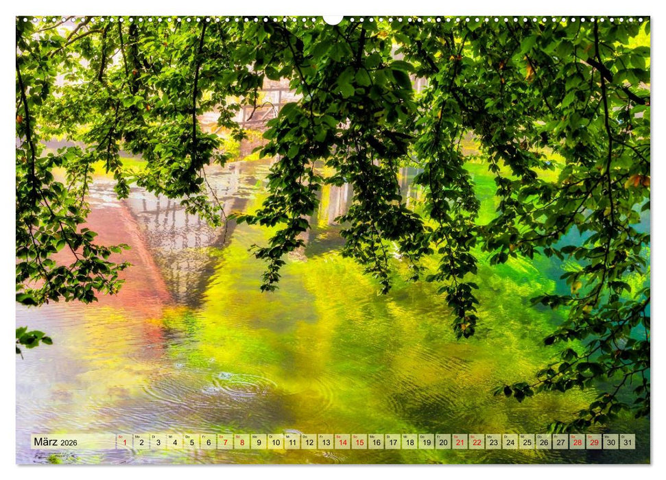 Faszinierende Karstquellen auf der Schwäbischen Alb (CALVENDO Wandkalender 2026)