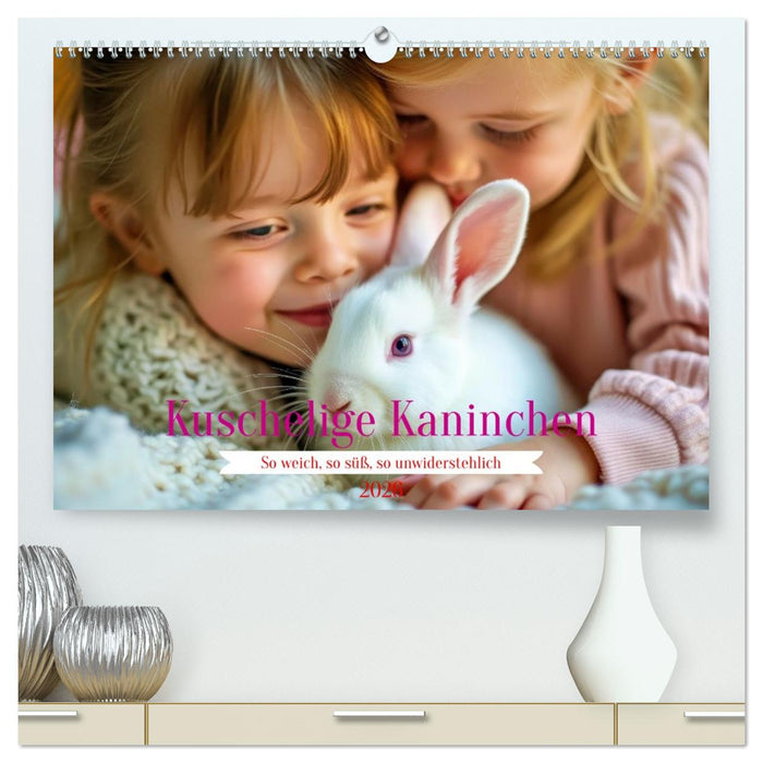 Kuschelige Kaninchen (CALVENDO Premium Wandkalender 2026)