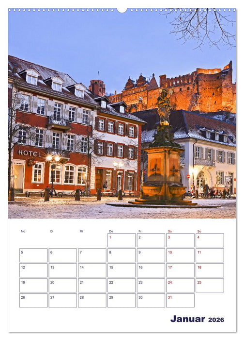 Heidelberg - Historische Altstadt (CALVENDO Premium Wandkalender 2026)