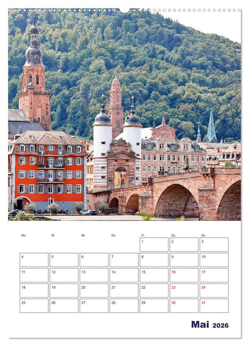 Heidelberg - Historische Altstadt (CALVENDO Premium Wandkalender 2026)