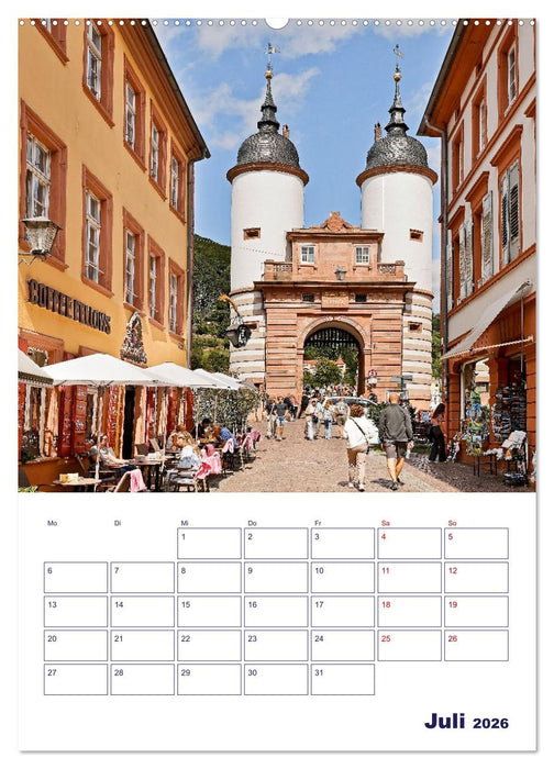 Heidelberg - Historische Altstadt (CALVENDO Premium Wandkalender 2026)