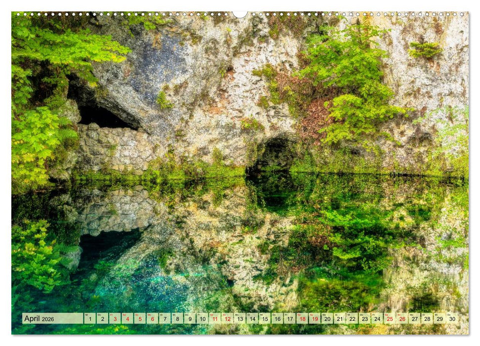 Faszinierende Karstquellen auf der Schwäbischen Alb (CALVENDO Premium Wandkalender 2026)