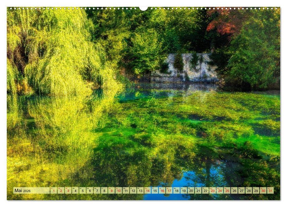 Faszinierende Karstquellen auf der Schwäbischen Alb (CALVENDO Premium Wandkalender 2026)