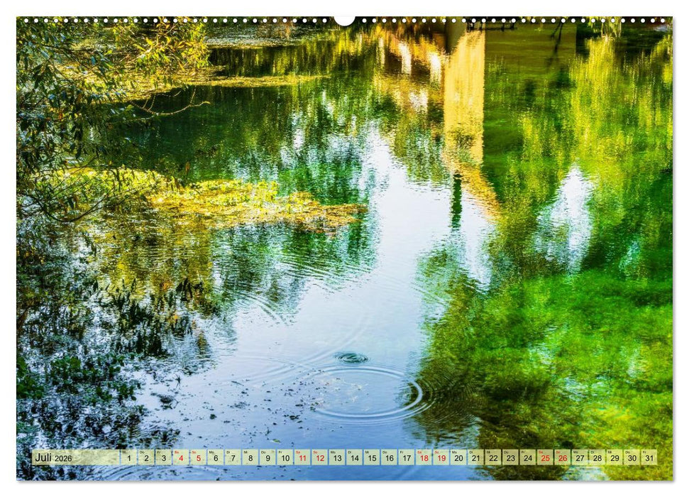 Faszinierende Karstquellen auf der Schwäbischen Alb (CALVENDO Premium Wandkalender 2026)