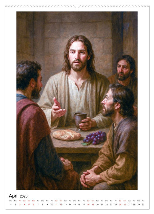 The Way of the Son of Man (CALVENDO Monthly Calendar 2026)