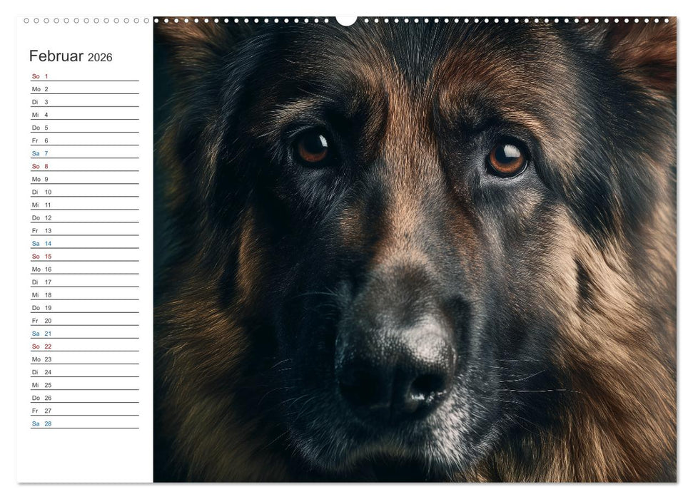 Hundeglück (CALVENDO Premium Wandkalender 2026)