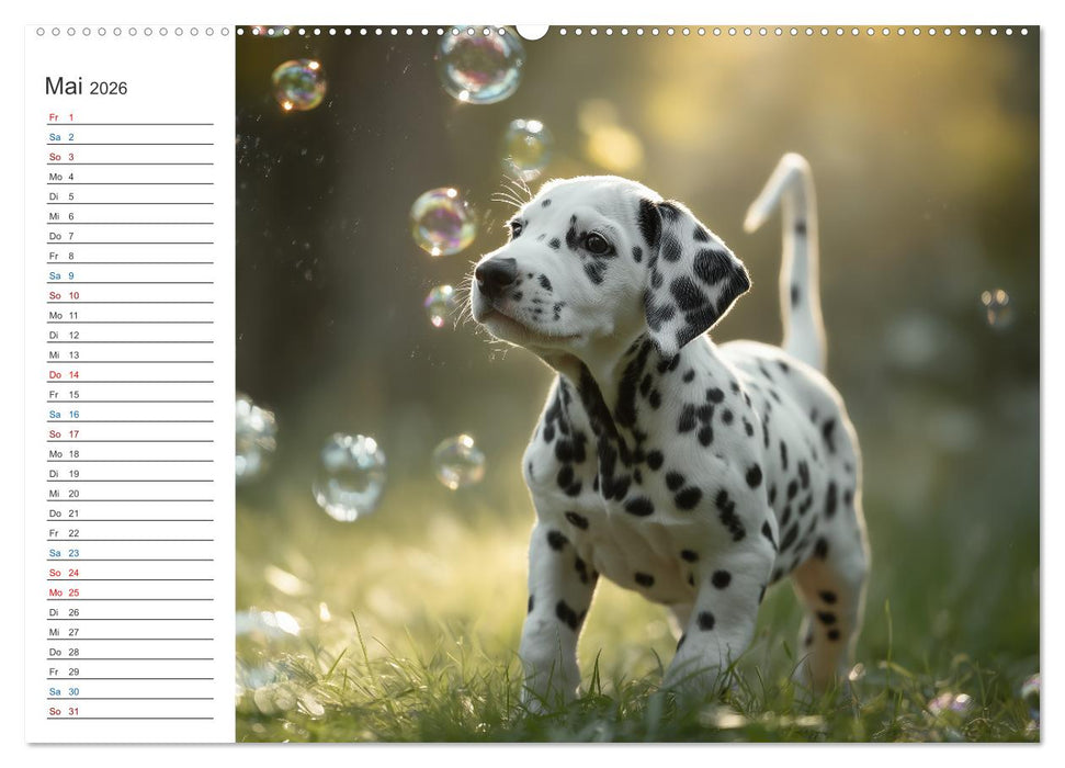 Hundeglück (CALVENDO Premium Wandkalender 2026)