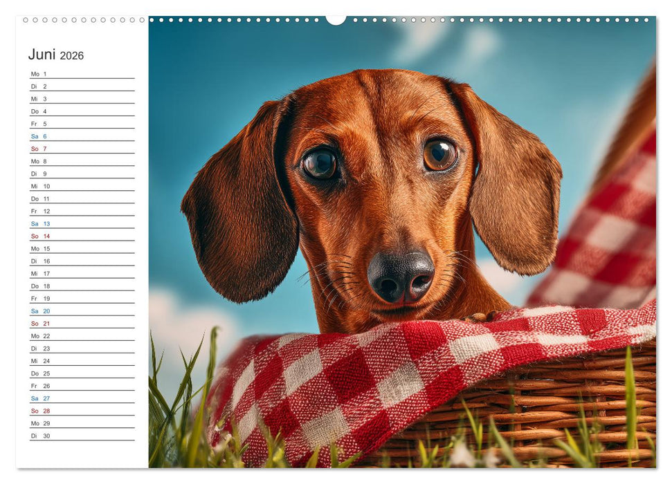 Hundeglück (CALVENDO Premium Wandkalender 2026)