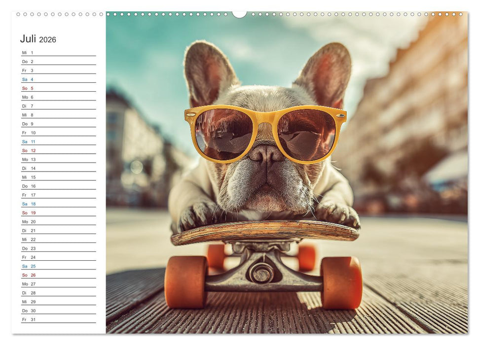 Hundeglück (CALVENDO Premium Wandkalender 2026)