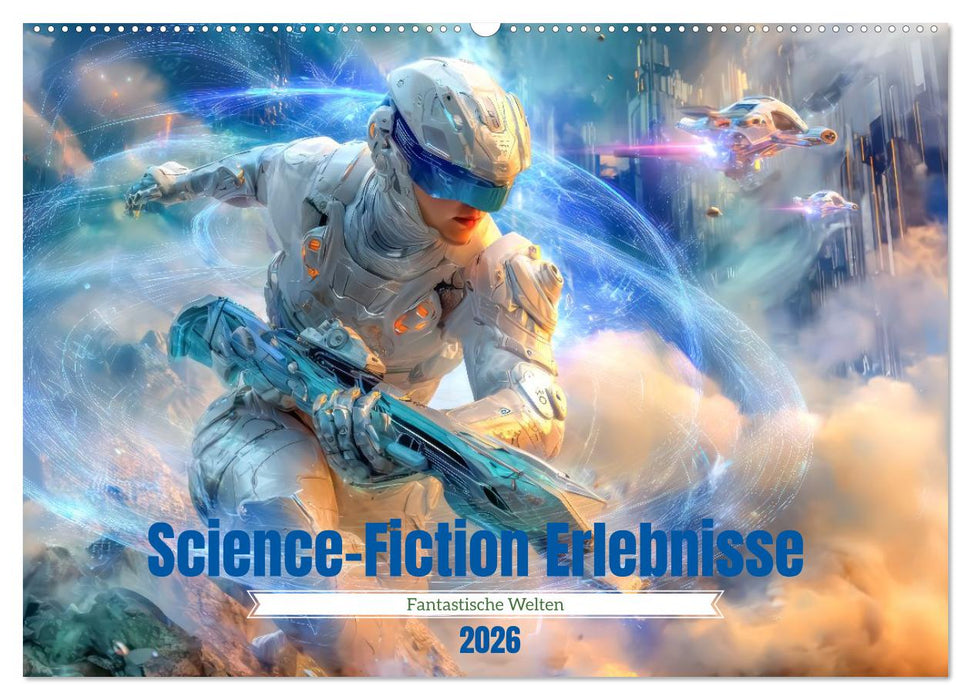 Science-Fiction Erlebnisse - Fantastische Welten (CALVENDO Wandkalender 2026)