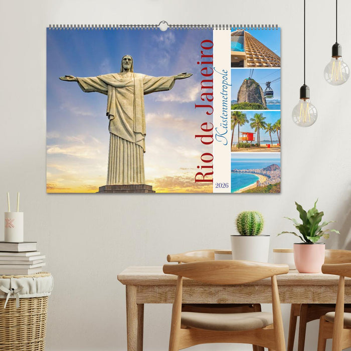 Rio de Janeiro - Küstenmetropole (CALVENDO Wandkalender 2026)