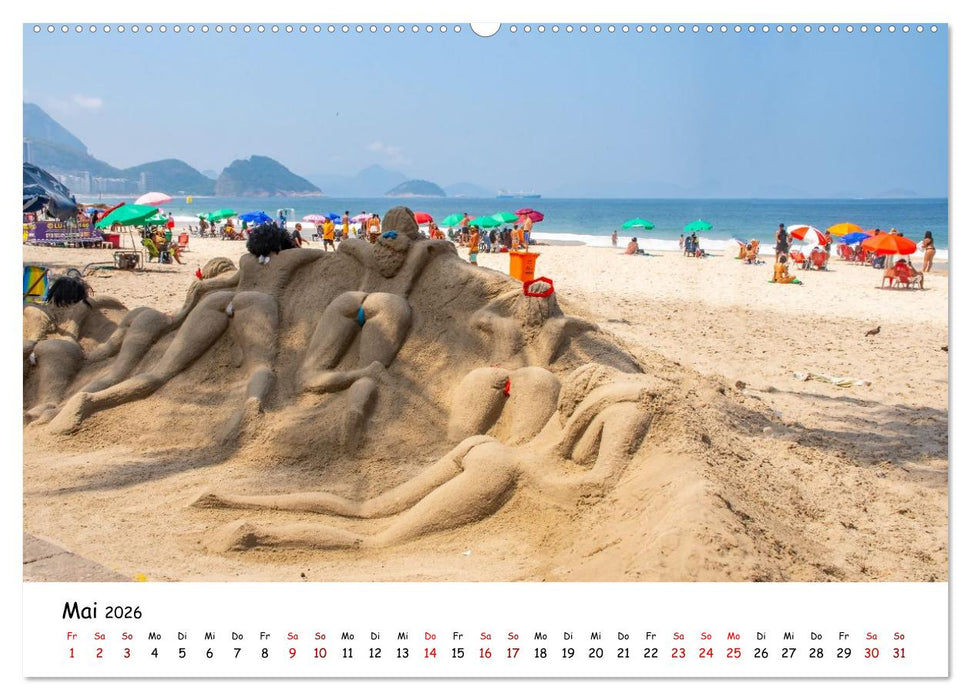 Rio de Janeiro - Küstenmetropole (CALVENDO Wandkalender 2026)