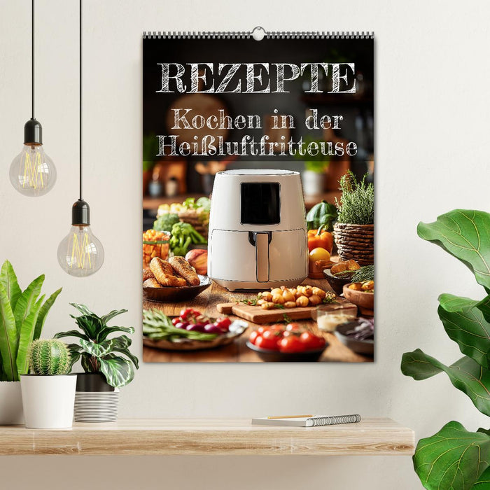 REZEPTE - Kochen in der Heißluftfritteuse (CALVENDO Wandkalender 2026)