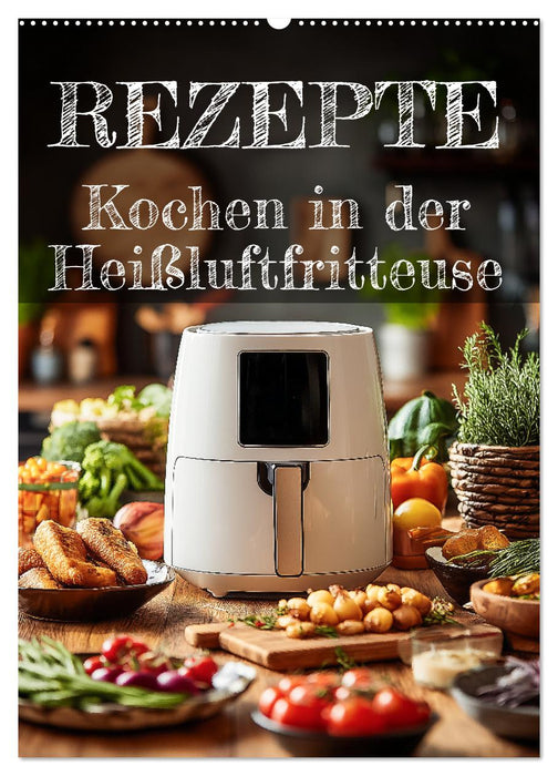 REZEPTE - Kochen in der Heißluftfritteuse (CALVENDO Wandkalender 2026)