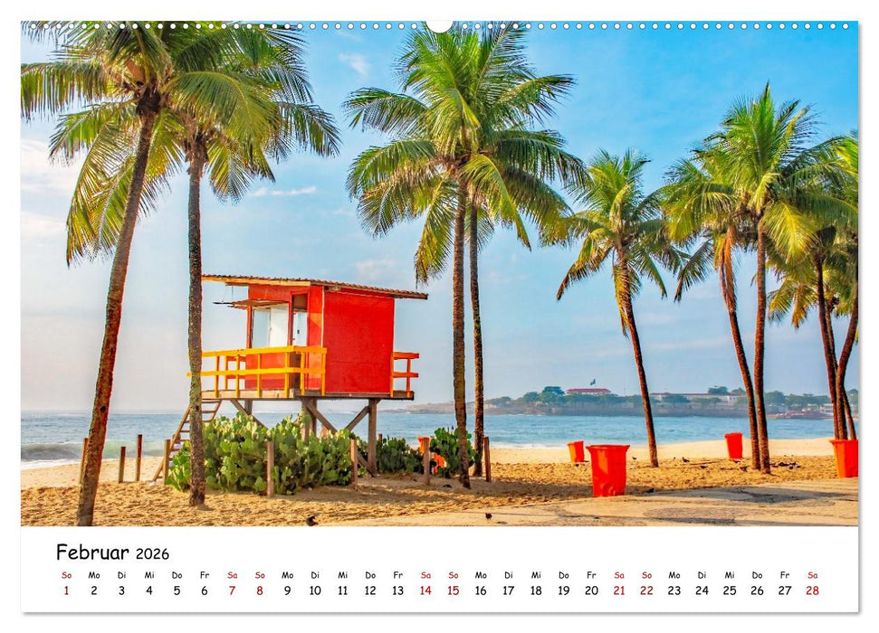 Rio de Janeiro - Küstenmetropole (CALVENDO Premium Wandkalender 2026)