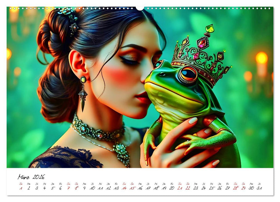 Dunkle Märchenwelten (CALVENDO Premium Wandkalender 2026)