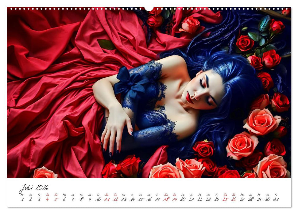 Dunkle Märchenwelten (CALVENDO Premium Wandkalender 2026)