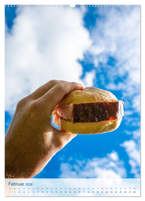 Leberkässemmel - Bayerischer Kalender für Genießer (CALVENDO Premium Wandkalender 2026)