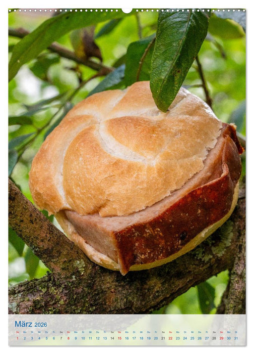Leberkässemmel - Bayerischer Kalender für Genießer (CALVENDO Premium Wandkalender 2026)