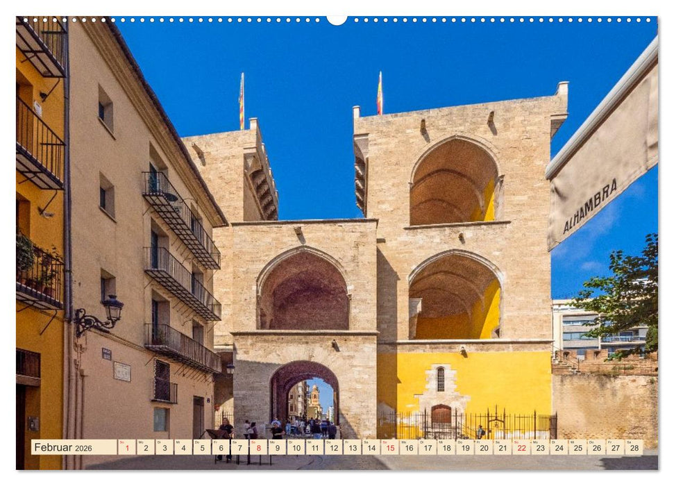 Zauberhaftes Valencia (CALVENDO Wandkalender 2026)