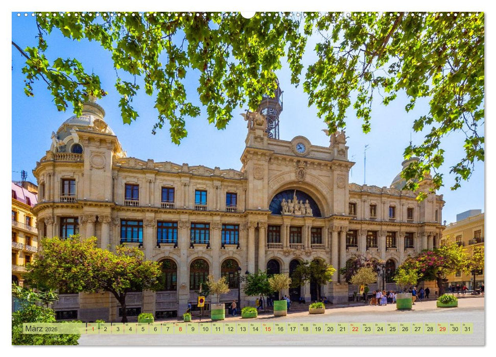 Zauberhaftes Valencia (CALVENDO Premium Wandkalender 2026)