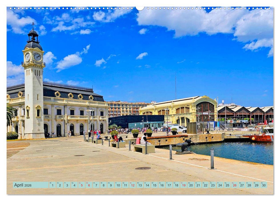 Zauberhaftes Valencia (CALVENDO Premium Wandkalender 2026)
