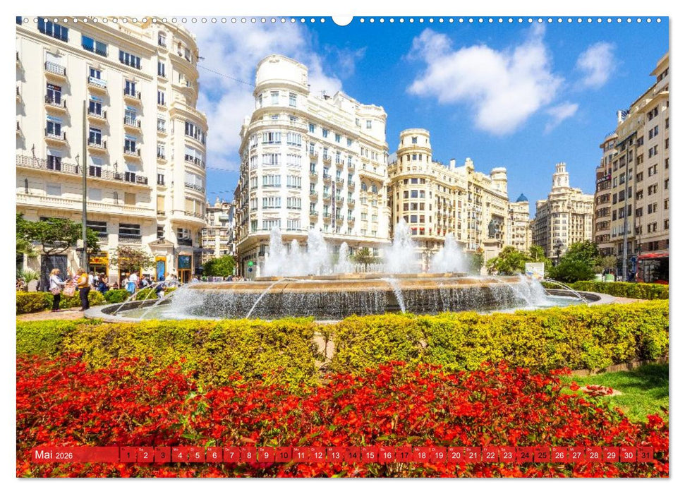 Zauberhaftes Valencia (CALVENDO Premium Wandkalender 2026)