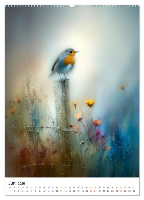 Tiere im Schleier der Zeit (CALVENDO Premium Wandkalender 2026)