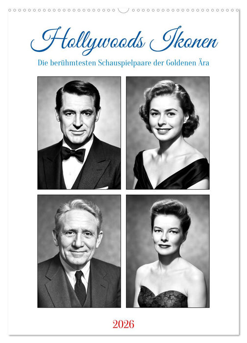 Hollywoods Ikonen (CALVENDO Wandkalender 2026)