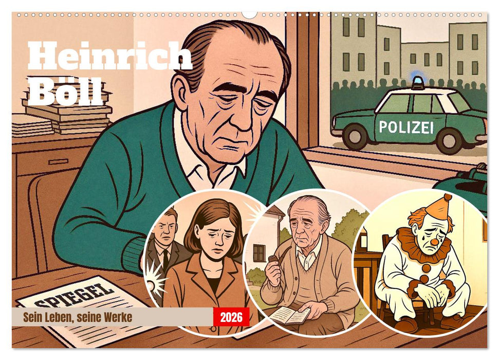 Heinrich Böll (CALVENDO Wandkalender 2026)