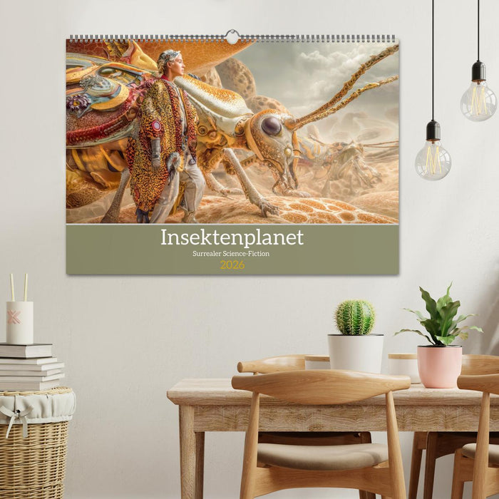 Insektenplanet - Surrealer Science-Fiction (CALVENDO Wandkalender 2026)