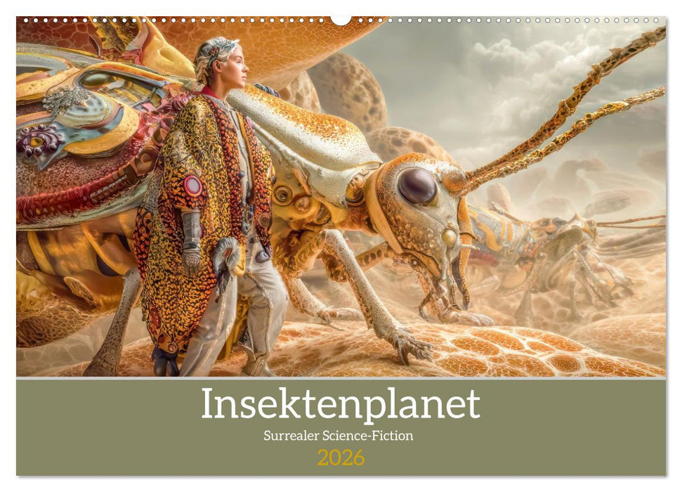 Insektenplanet - Surrealer Science-Fiction (CALVENDO Wandkalender 2026)