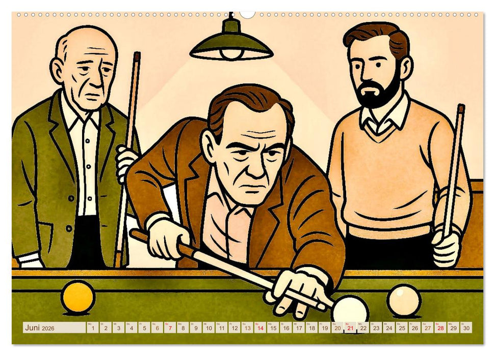 Heinrich Böll (CALVENDO Premium Wandkalender 2026)