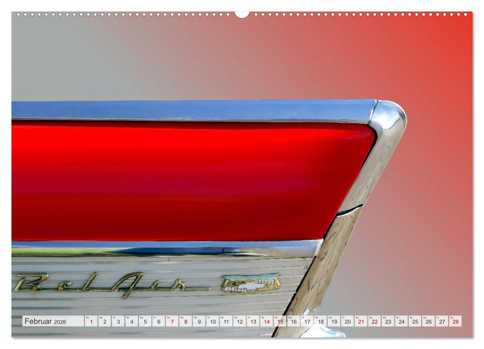 American Dream: Heckflossen-Ikonen (CALVENDO Premium Wandkalender 2026)