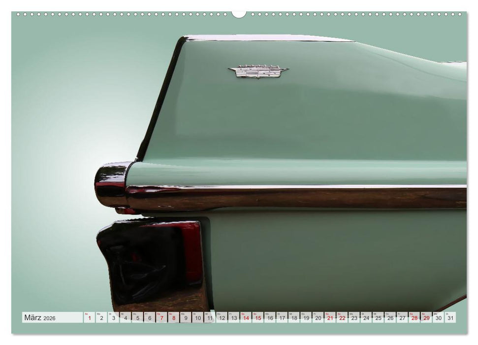 American Dream: Heckflossen-Ikonen (CALVENDO Premium Wandkalender 2026)