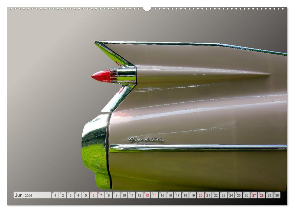 American Dream: Heckflossen-Ikonen (CALVENDO Premium Wandkalender 2026)