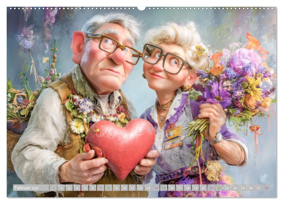 Flotte Omas - Humorwerke (CALVENDO Wandkalender 2026)