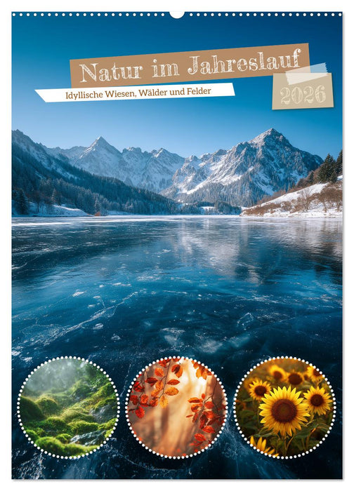 Natur im Jahreslauf (CALVENDO Wandkalender 2026)