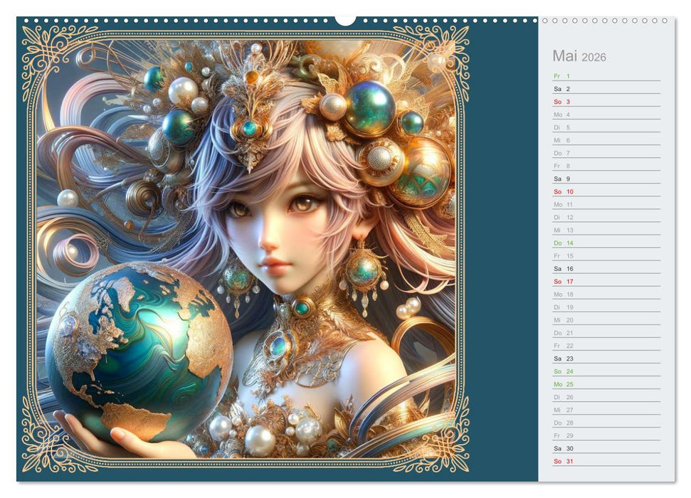 Gesichter als Leinwand (CALVENDO Wandkalender 2026)