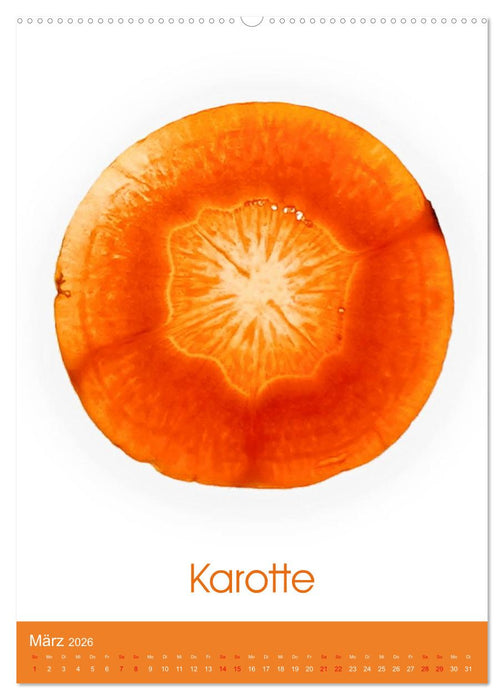 Leuchtende Genüsse (CALVENDO Premium Wandkalender 2026)