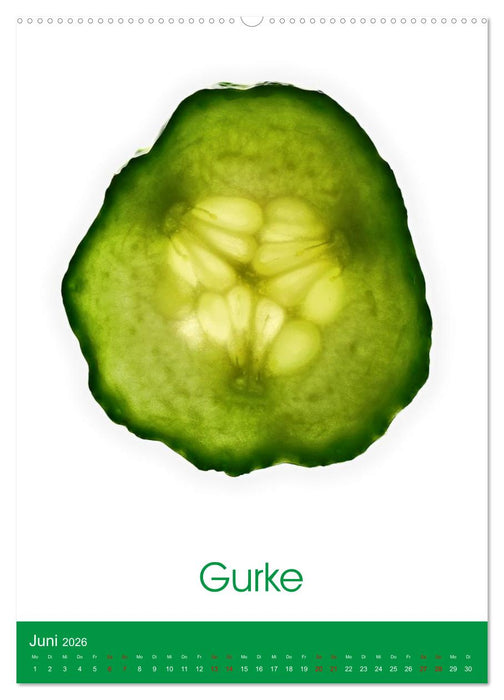 Leuchtende Genüsse (CALVENDO Premium Wandkalender 2026)