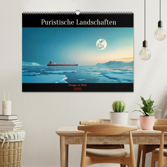 Puristische Landschaften (CALVENDO Wandkalender 2026)