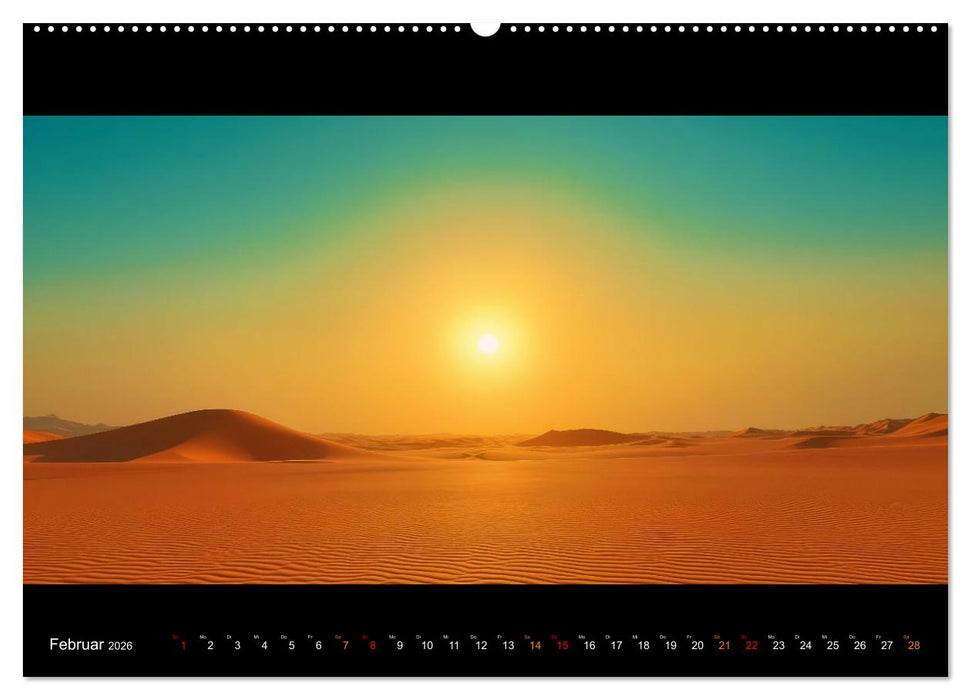 Puristische Landschaften (CALVENDO Wandkalender 2026)