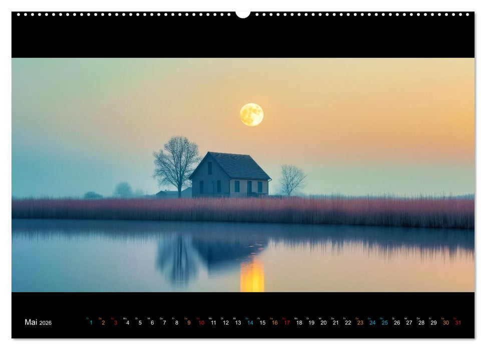 Puristische Landschaften (CALVENDO Wandkalender 2026)