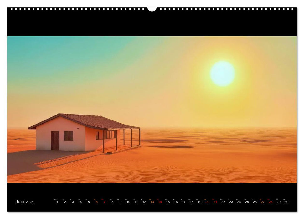 Puristische Landschaften (CALVENDO Wandkalender 2026)