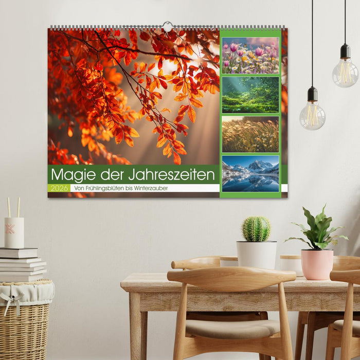 Magie der Jahreszeiten (CALVENDO Wandkalender 2026)