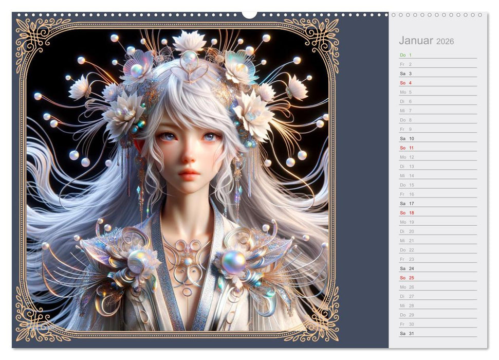 Gesichter als Leinwand (CALVENDO Premium Wandkalender 2026)