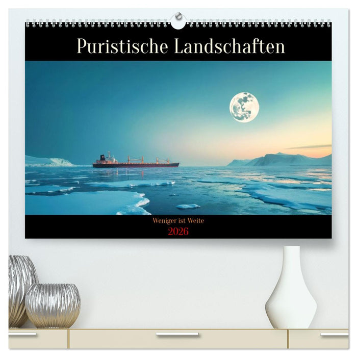 Puristische Landschaften (CALVENDO Premium Wandkalender 2026)