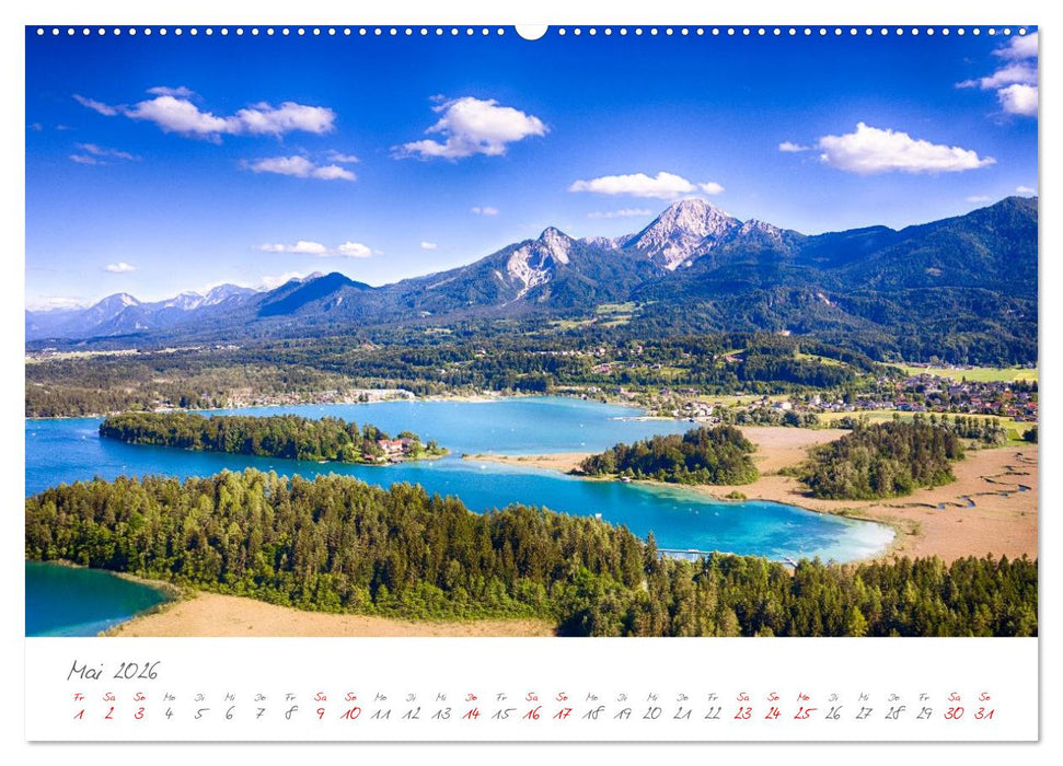 Der wunderschöne Faaker See in Kärnten (CALVENDO Wandkalender 2026)