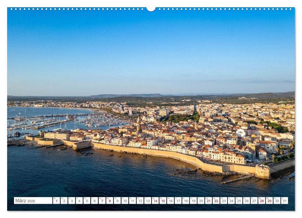 Sardinien. Schöne Landschaften und bunte Städte. (CALVENDO Premium Wandkalender 2026)